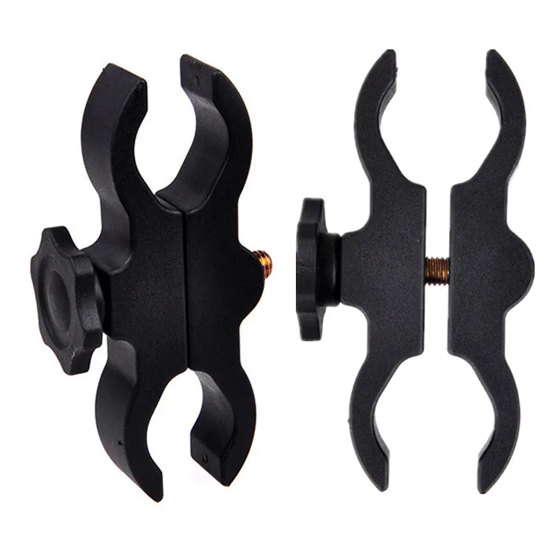 Soporte de montaje para linterna LED, soporte para linterna de Flash, abrazadera de Clip de luz delantera, linterna, pistola de caza táctica