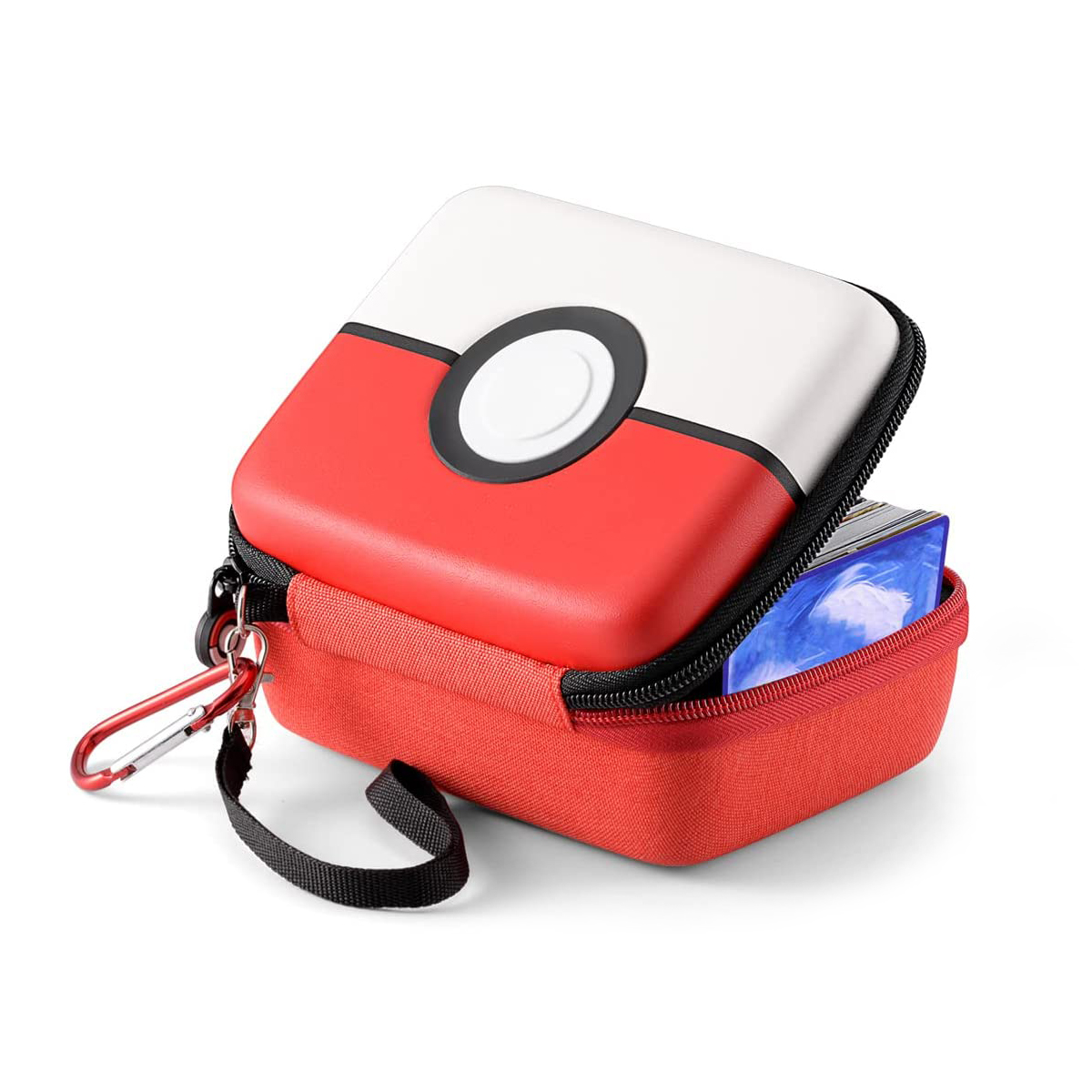 Caixa de armazenamento de casca dura, estojo de transporte para cartões colecionáveis magia ptcg mtg, presentes para meninos e meninas, comporta mais de 400 carros