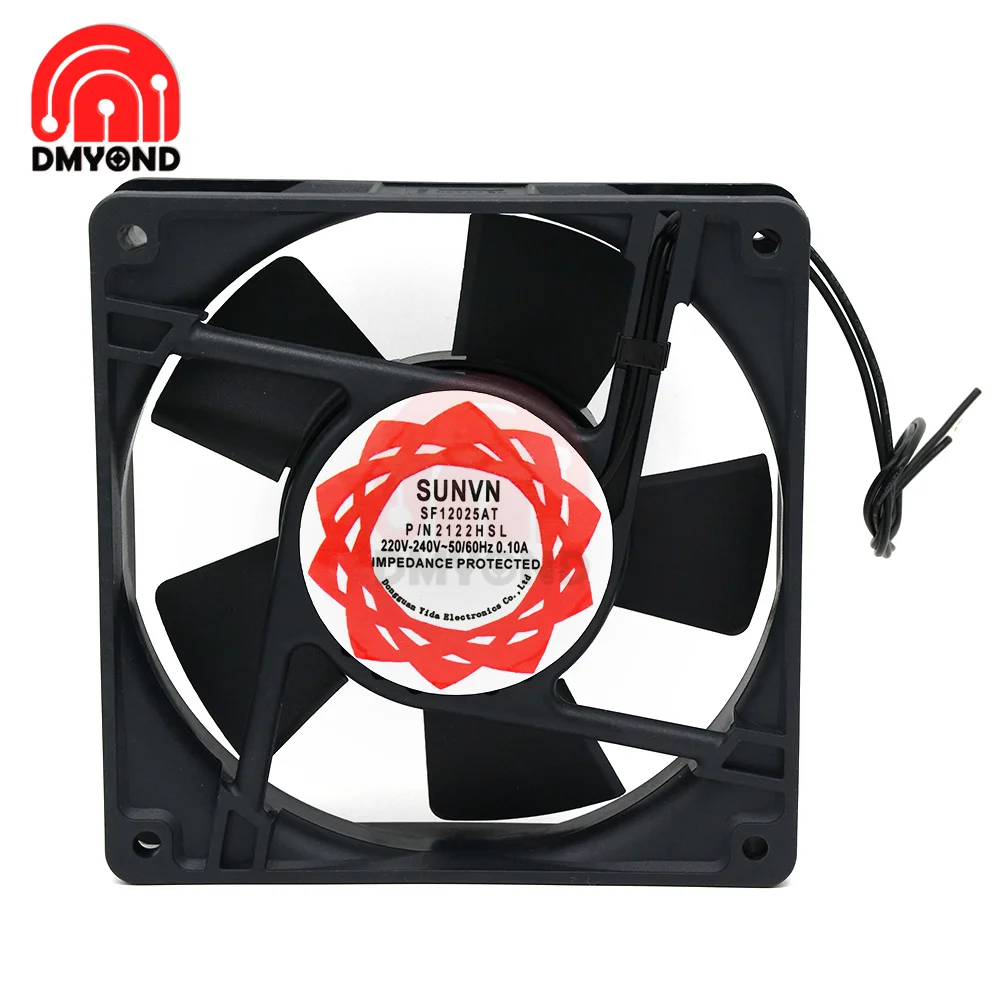 SF-12025 12cm 120mm AC 220V 0.1A Ventilador de enfriamiento de caja
