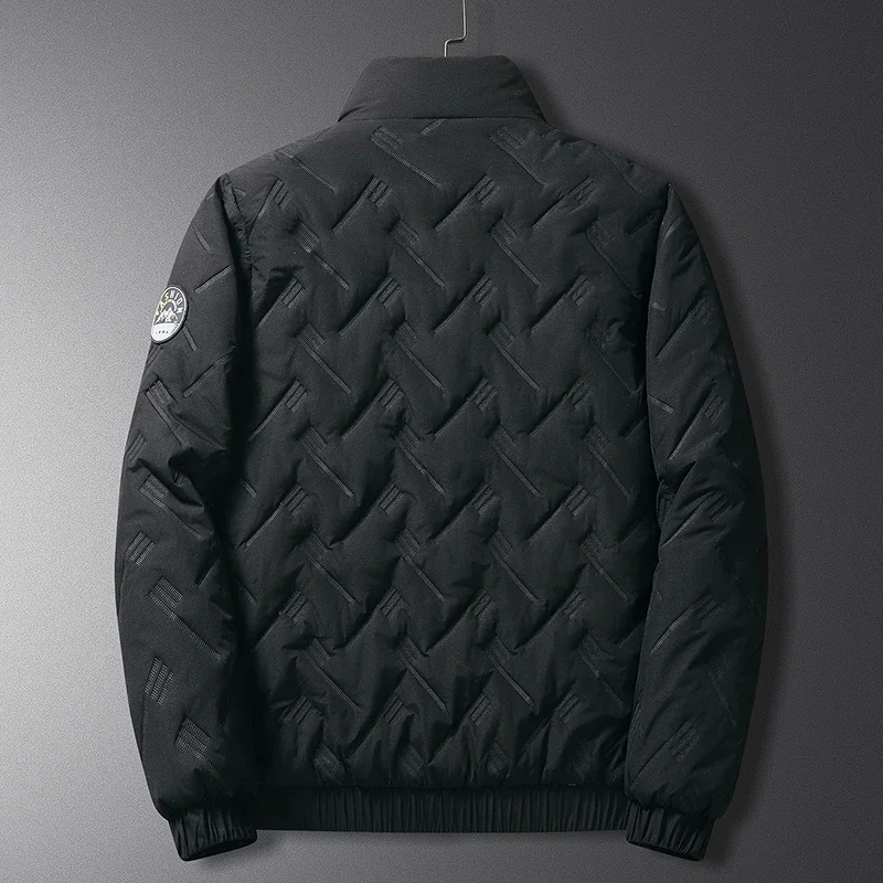メンズ厚手のコットンパッド入りジャケット,アウトドアスポーツスタンドカラーコート,ハイキング,6XL,冬,2024