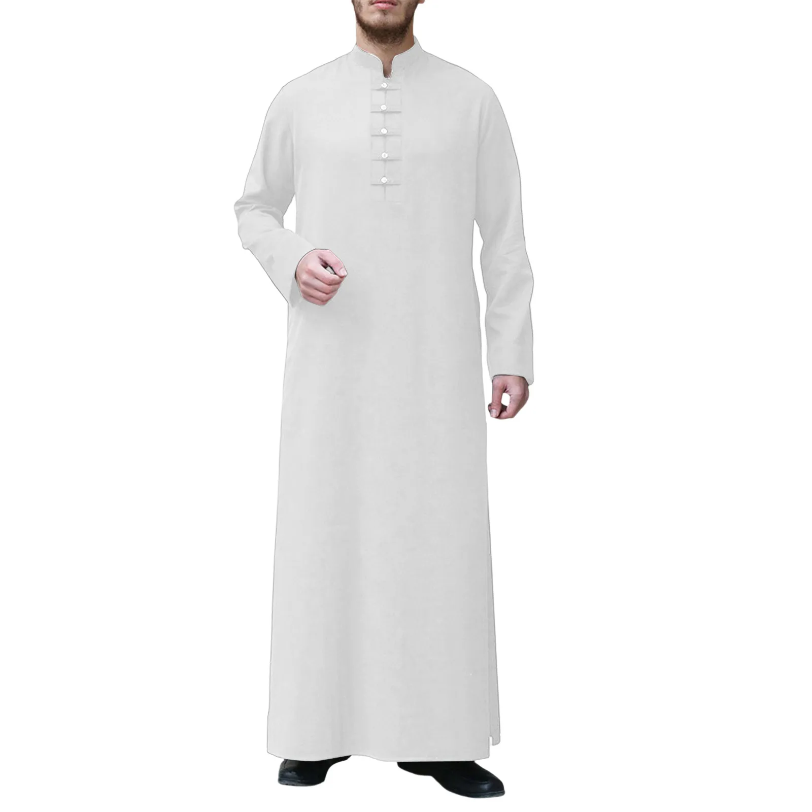 Moslim Gewaad Heren Saudi Arabische Islamitische Kleding Mode Islamitische Jurk Eid Al Fitr