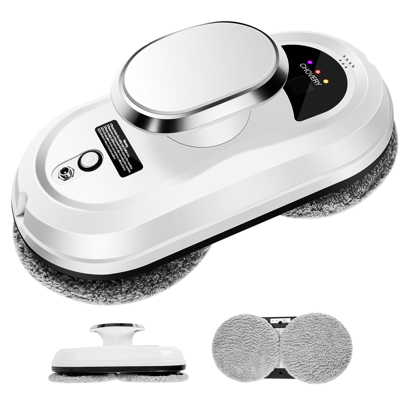 CHOVERY-Robot aspirateur électrique, nettoyeur de vitres avec télécommande