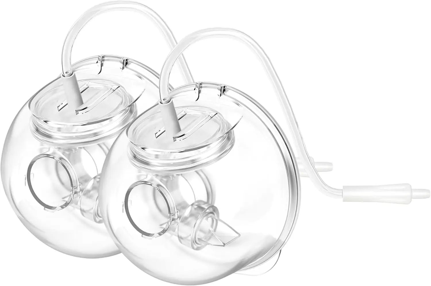 2 Pack CaraCups Coleção de leite vestível para Spectra S1 S2 9 Plus e SG, copo de coleta de bomba tira leite vestível