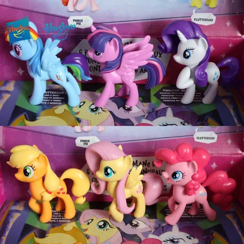 Фигурки Hasbro My Little Pony, Twilight Sparkle Fluttershy Pinkie Pie, коллекция кукол Rainbow Dash, детские игрушки