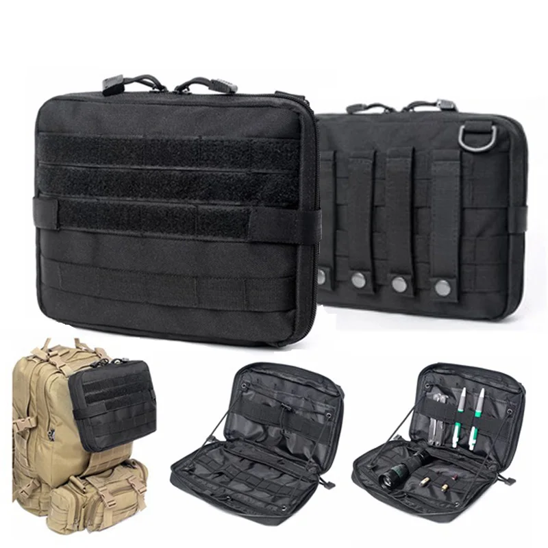 Kit di attrezzi Borsa tattica Zaino MOLLE Borse Pouch Sport all'aria aperta Borsa in nylon 1000D impermeabile multifunzione Custodia per kit di attrezzi medici