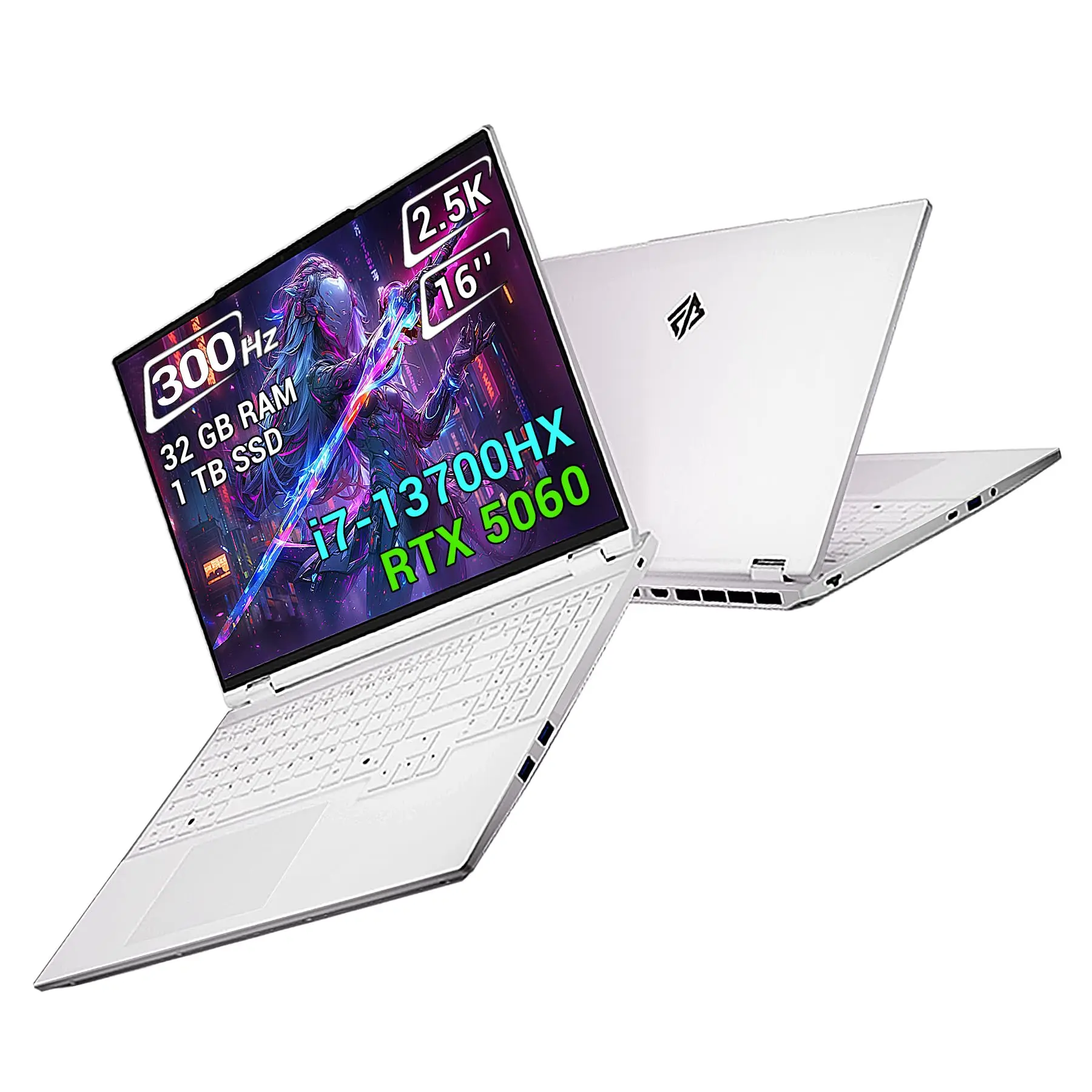 FIREBAT 16Pro ゲーミングノートパソコン 16インチ Intel Core i7-13700HX 16コア/24スレッド 5GHz CPU NVIDIA GeForce RTX 5060 2.5K 300Hz 32GB DDR5 1TB PCIe 4.0 SSD ゲーミングノートパソコン