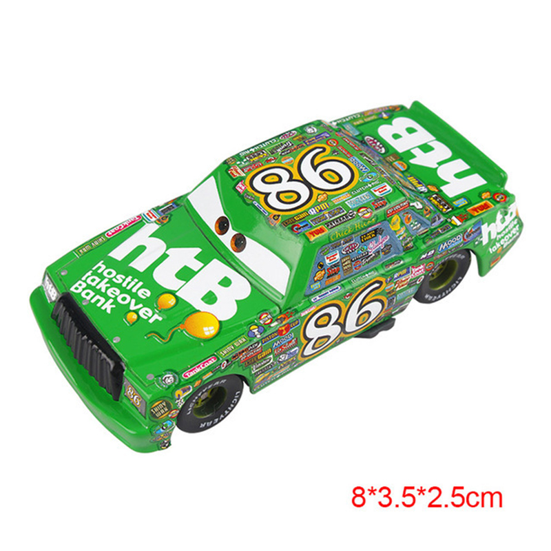 Disney Pixar Cars 2 3 Lightning McQueen Mater Mc Tên Lửa Chick Hicks 1:55 Diecast Xe Kim Loại Đồ Chơi Xe Brithday Tặng trẻ Em