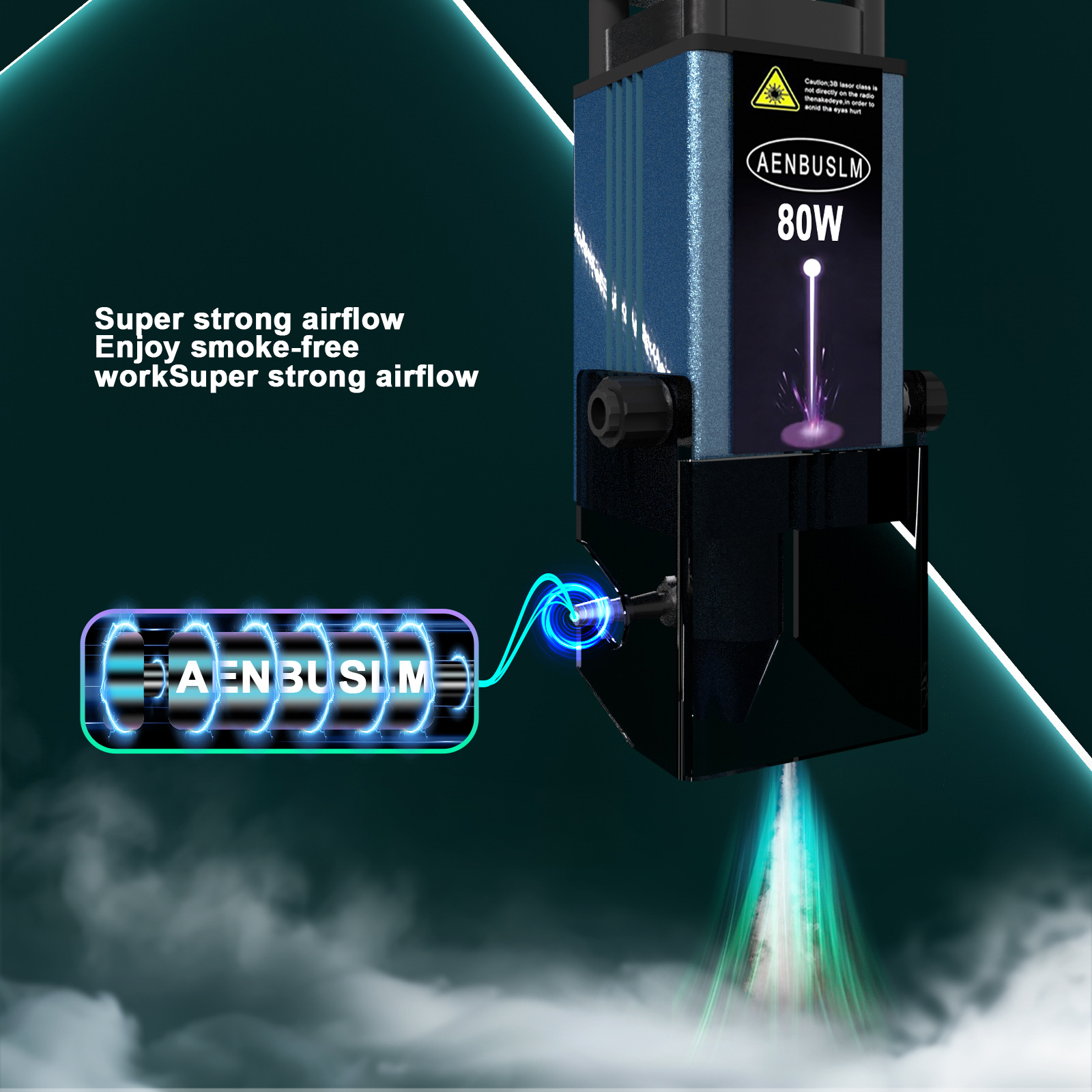 AENBUSLM 40W 80W Лазерный режущий модуль 450 мм Blu - ray Лазерная гравировка Головной убор Воздушный вспомогательный столярный станок с ЧПУ Лазерный станок аксессуары для лазерный гравер лазерный модуль Laser Head