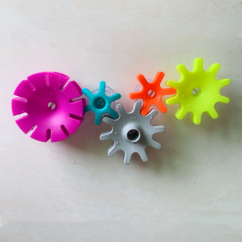 ของเล่นอาบน้ําเด็กปั่นเกียร์น้ําของเล่นประสาทสัมผัสของเล่นเด็กสําหรับอ่างอาบน้ําดูดขึ้นของเล่นสําหรับเด็กชายและเด็กหญิงอายุ 12 เดือนขึ้นไป