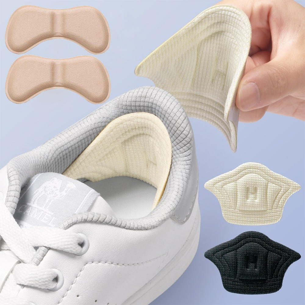 Clearance_2 Pc Insoles Patch Heel Pads for Sport Shoes Adjustable Size Antiwear Feet Pad Cushion Insert Insole Heel Protector Ba