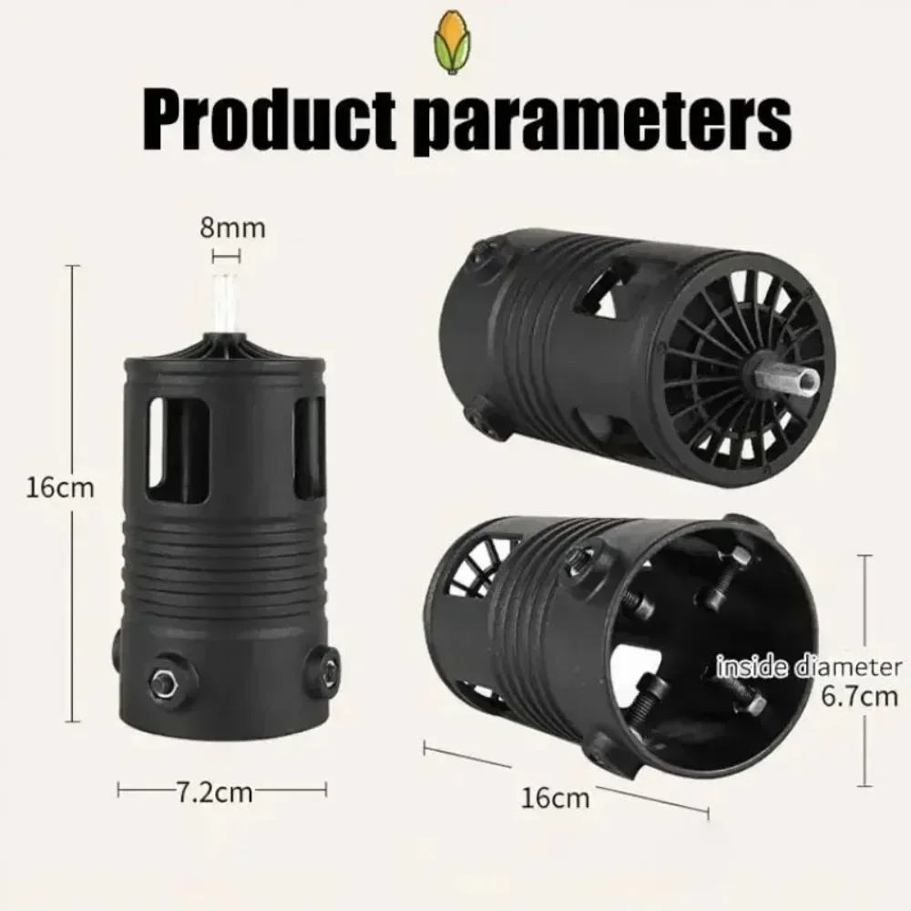 Debulhador de milho elétrico portátil Máquina de descascar milho totalmente automática Separador de plaina de grãos Equipamento de ferramentas agrícolas pequeno