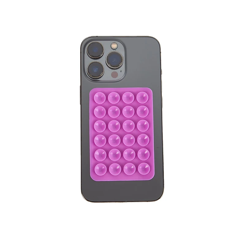 Double Side Suction Pad For Mobile Phone Fixture Suction Cup Backed Fixing 3M Adhesive Phone Silicone Sucker Fixed Pad