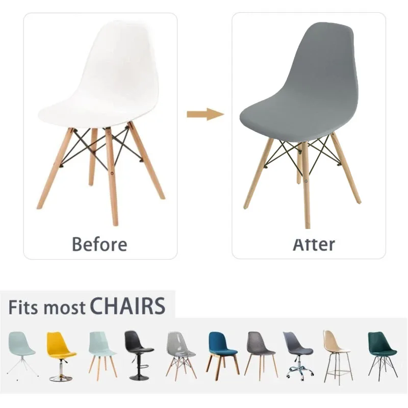 Elastische Schale Stuhl Abdeckung Stretch Esszimmer Stuhl Abdeckung Sitzbezüge Schonbezug Möbel Protector Hotel Home Wohnzimmer Abnehmbare