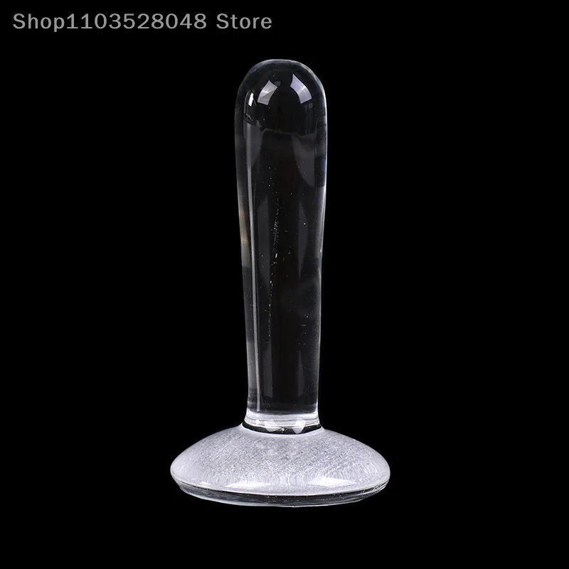 Transparent Small Flat-Base Grinding Rod Herbal Pestle for Minerals/Pigments/Crystals Lab & DIY Tool Kit