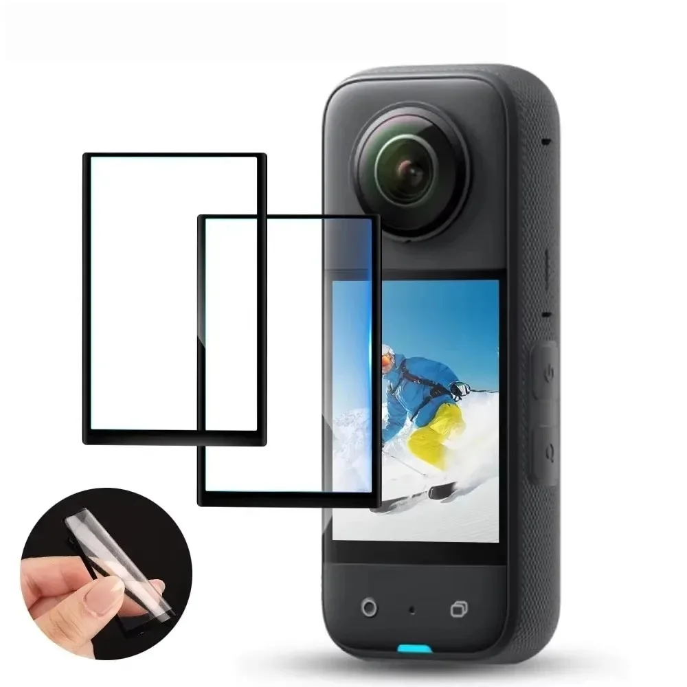 1-5Pcs 3D Curved Screen Protector For Insta360 One X3 X4 X5 Display Screen Flexible Film For Insta360 X5 Action Video Cameras