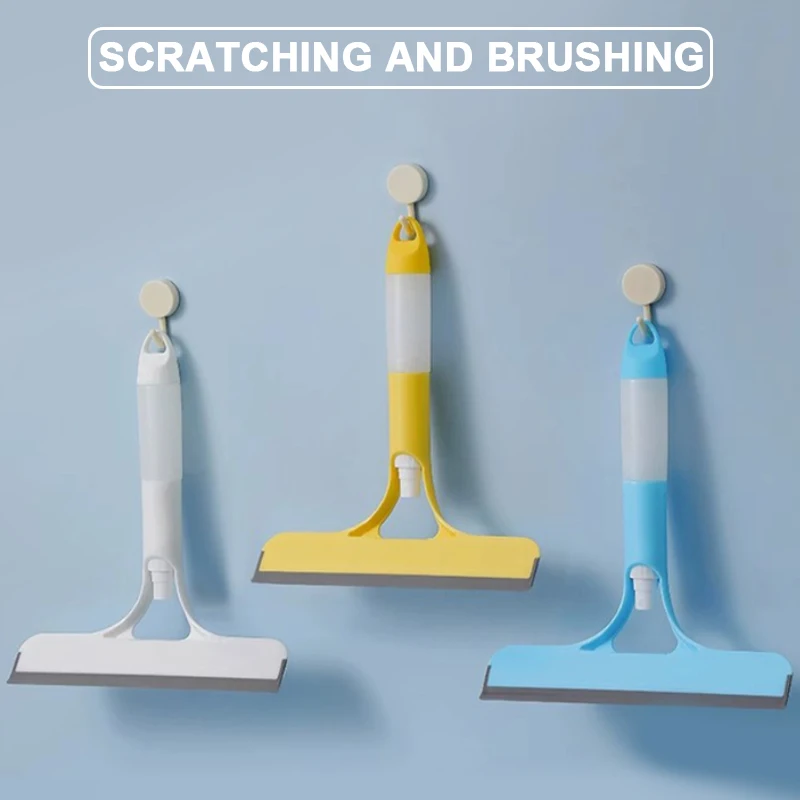 SEAMETAL 3 IN 1 Raschietto per auto Tergicristallo per la pulizia dei vetri Spazzola per vetro multifunzionale Spatola in silicone per strumenti per la pulizia della casa dell'auto