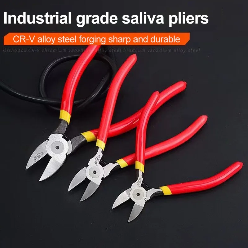 Multi Funcional Alicate Diagonal, Cortadores De Cabo De Fio Elétrico, Corte Side Snips, Flush Nipper Ferramentas Manuais, 5 ", 6", 8"