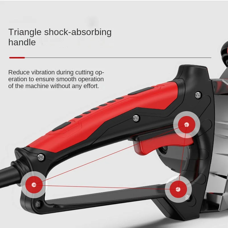 16 นิ้ว 2400W High-power Chainsaw เข้าสู่ระบบเลื่อยไฟฟ้า Chainsaw มือถือ Chainsaw ตัดลูกโซ่ไฟฟ้าเลื่อย