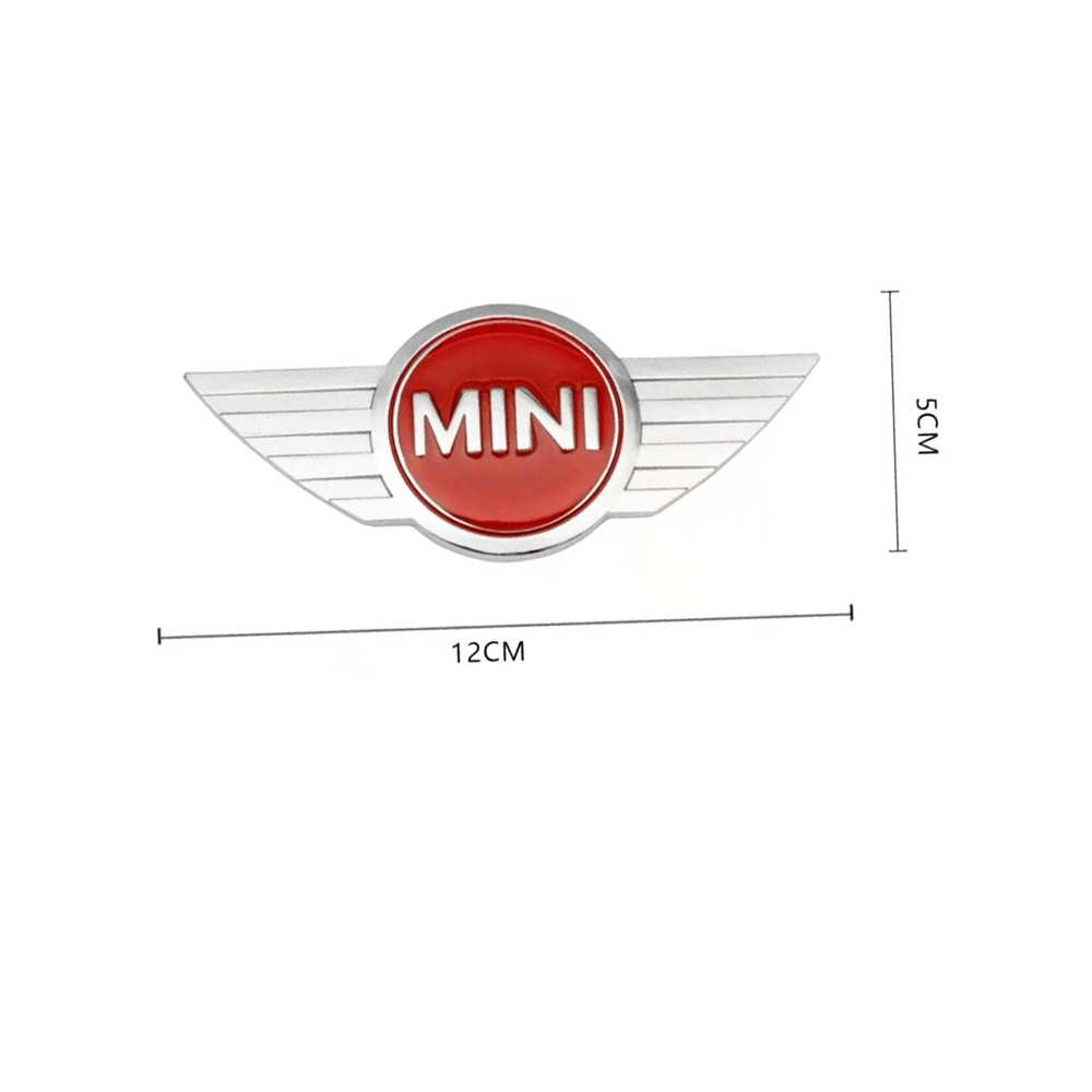 Décoration d'insigne d'emblème de capot avant arrière de voiture ABS pour BMW Mini Cooper R55 R56 R60 R61 Logo de remplacement accessoires de style automobile
