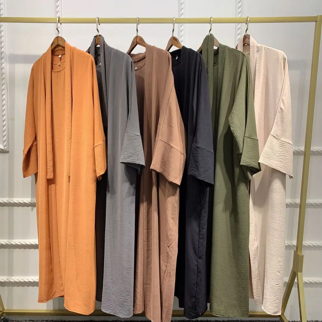 女性のためのアバヤ,イスラム教徒のドレスセット,豪華なアラブのドレス,アフリカの着物,モロッコのカフタン,ドバイ,ファッショナブル,2個