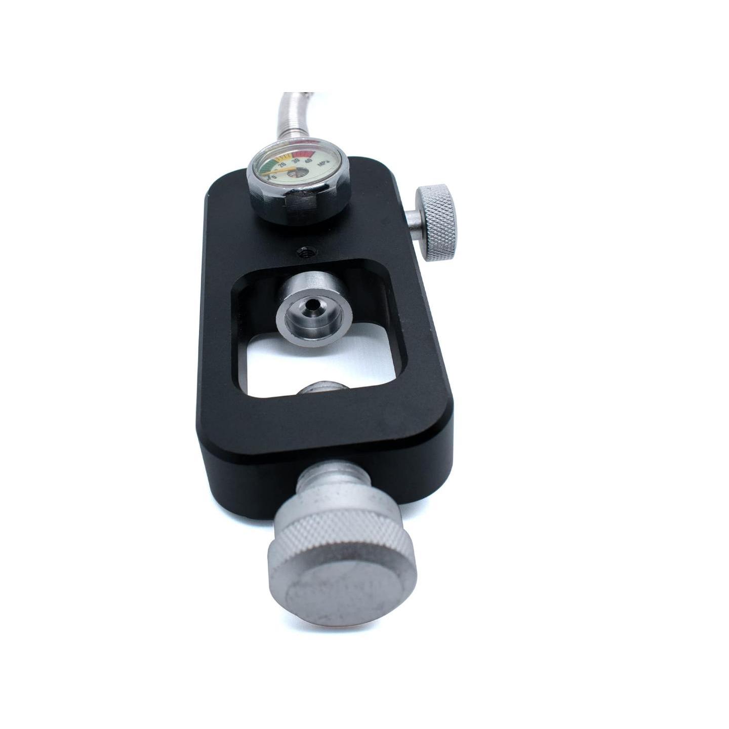 Aceare válvula regulador de cilindro de mergulho, estação de enchimento, adaptador de alta pressão, tanque hpa, adaptador de carregamento de mergulho