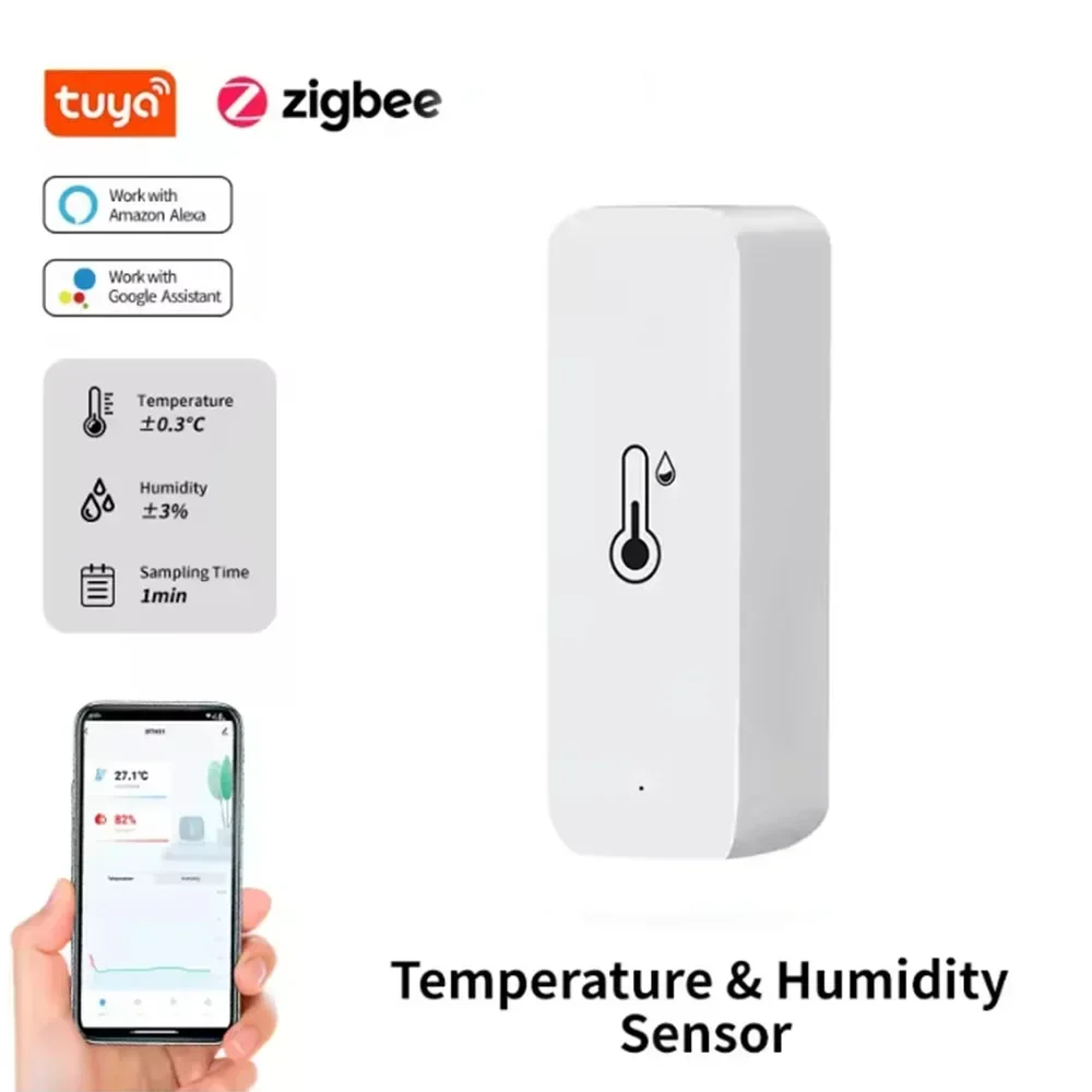 TUYA Zigbee/Cozylife WiFi สมาร์ทอุณหภูมิความชื้นเซนเซอร์ APP สมาร์ทหน้าแรกการแจ้งเตือนระยะไกลเครื่องวัดอุณหภูมิ Alexa Google Home