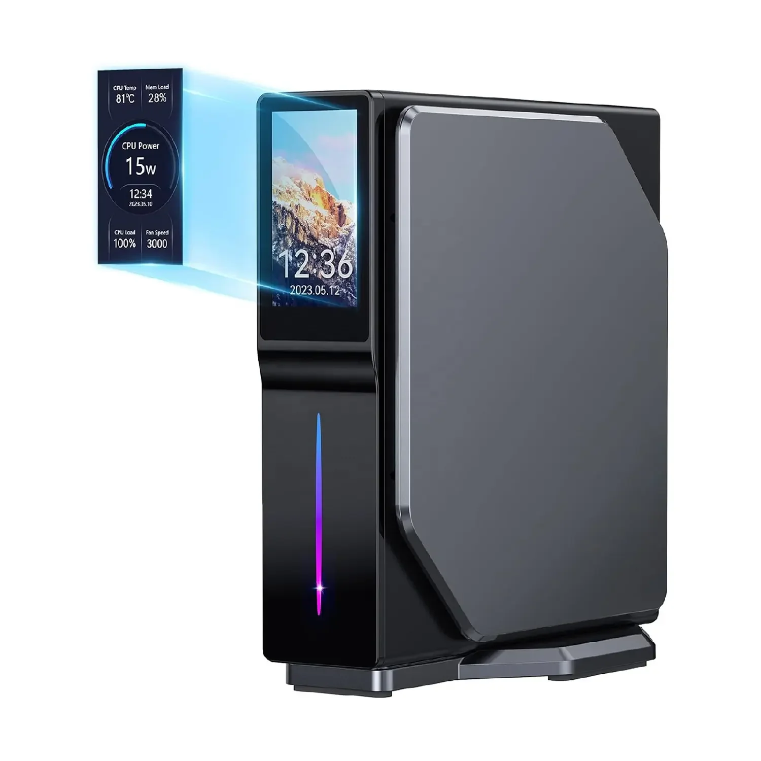 Mini Computer PC Intel Processor Alder Lake N100 N150 4K HD DP Win11 16Gb DDR4 512Gb NVMe SSD Mini Office Gaming Pc