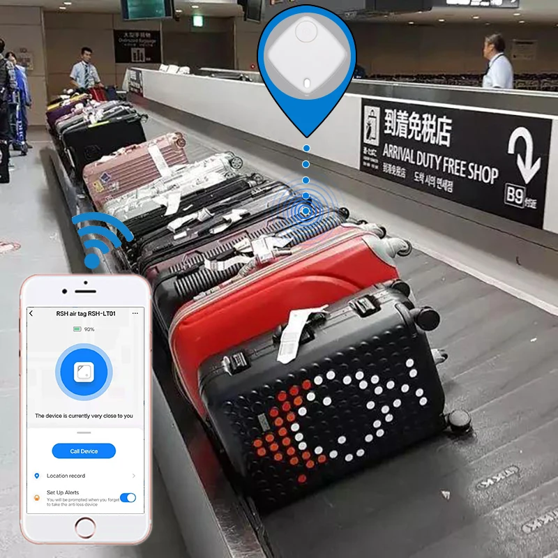 Tuya สมาร์ทแท็ก Anti-Lost ALARM ไร้สายบลูทูธ Tracker กระเป๋าเดินทาง Key PET Finder โทรศัพท์ Stuff 2-Way ค้นหา Location บันทึก