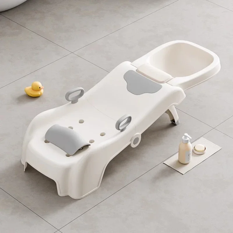 Letto per shampoo in plastica per bambini Pieghevole per cuoio capelluto giapponese Acqua Spa Lavabo per parrucchiere Sedia professionale Sillon Peluqueria Mobili
