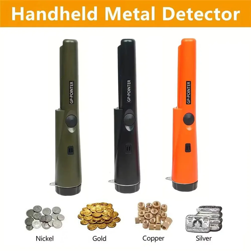 Detector de Metales portátil de alta eficiencia, puntero resistente al agua, detección de punta de aguja, moneda de Metal, varilla de detección de oro, pulsera antipérdida