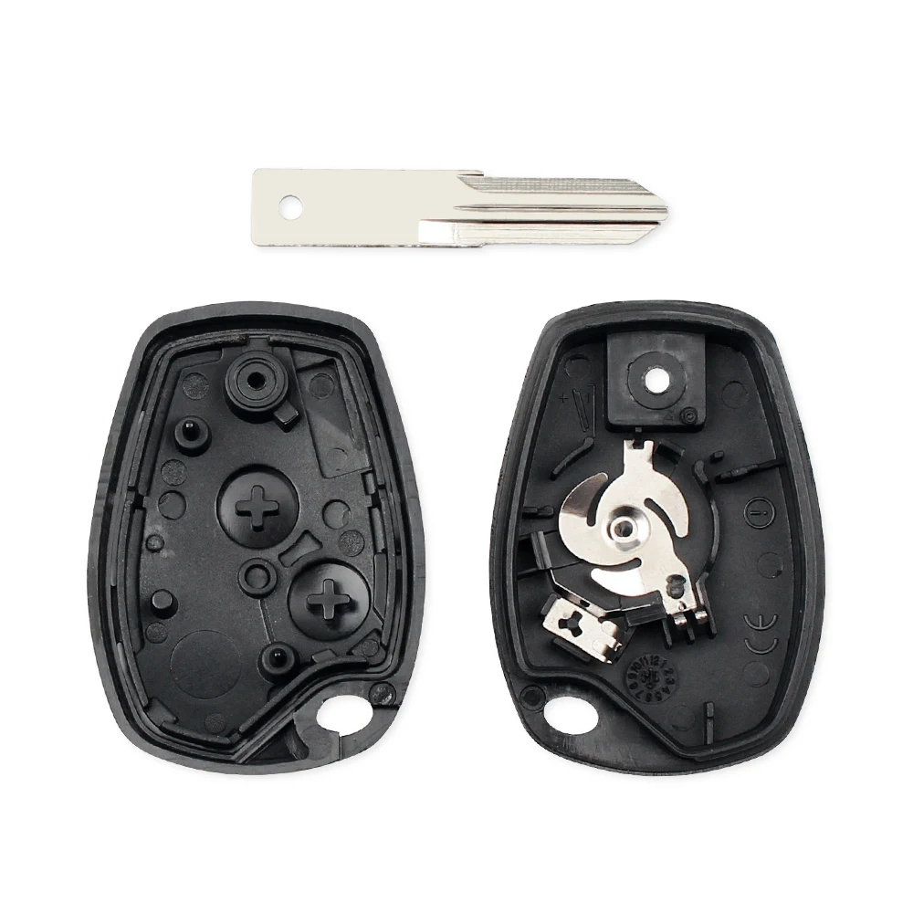 KEYYOU 2 ボタンリモートキーシェルケースカバー Fob ルノーミーガンモーダスクリオモーダスカングーローガンサンデロダスター車の警報ハウジング