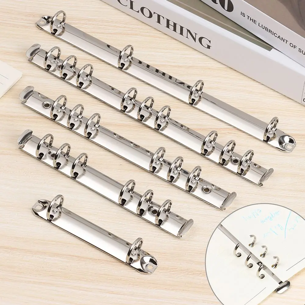 A4/B5/A5/A6/A7 Metall Lose-blatt Bindung Clips Bunte Spirale Binder Datei ordner DIY Album Tagebuch Clips Ring Notebook Schreibwaren