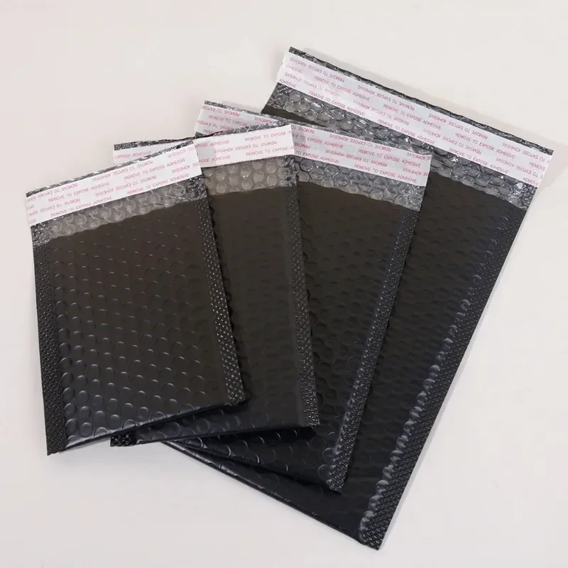 50-10PCS สีดํา/สีชมพูซองจดหมายฟอง Bubble Mailers จัดส่งแพคเกจบรรจุภัณฑ์ Mailing ของขวัญ Self Seal เบาะซองจดหมายบรรจุกระเป๋า
