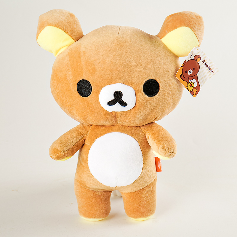 28cm Rilakkuma pluszowy miś wypchana lalka Kawaii niedźwiedź pluszowe piękne zabawki zwierzęce hobby Anime wystrój pokoju prezenty bożonarodzeniowe