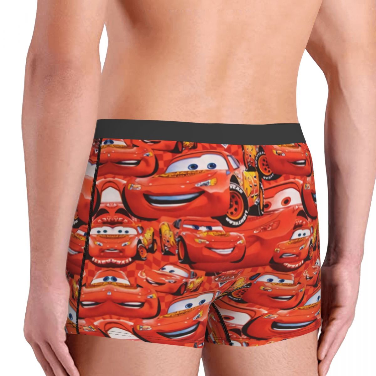 Custom Lightning McQueen Car Collage Boxers Shorts Men's Briefs Underwear Cool Underpants
