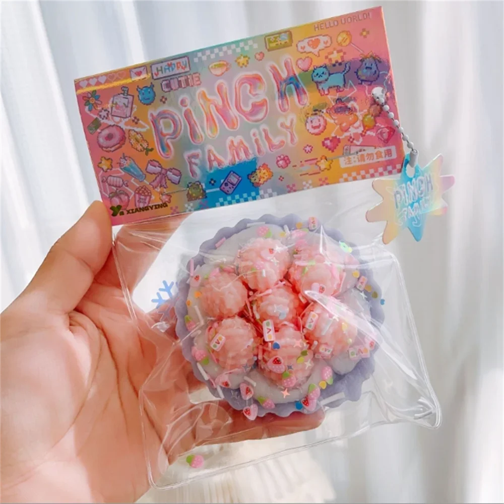 เค้กอาหารความเครียดบรรเทาบีบปาร์ตี้เด็ก Fidgeting เด็กผู้หญิงนุ่ม Super Shapeable Pinch ของเล่น Party Favors คริสต์มาสฮาโลวีน
