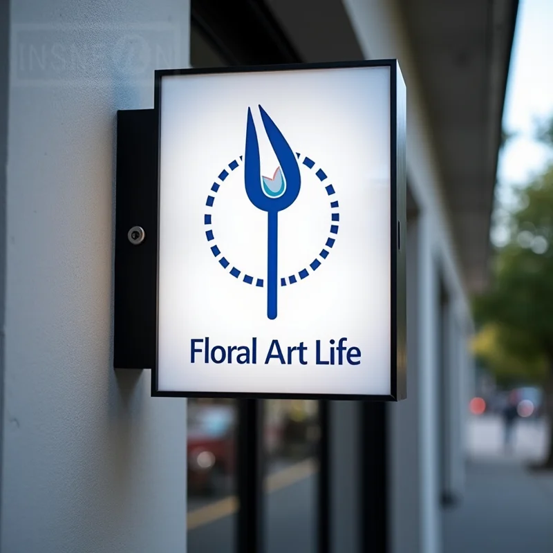 Custom Acrylic LED Light Box for Business Outdoor Use Waterproof Double Sided Storefront Signage Wall Mounted