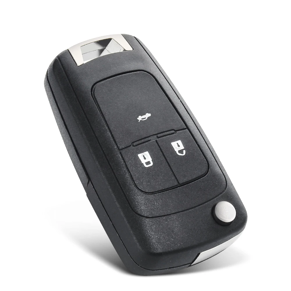 KEYYOU For Chevrolet Cavalier Aveo 2020 Fob HU100 Blade New 2/3 Buttons Flip Folding Remote Car Key Shell Case