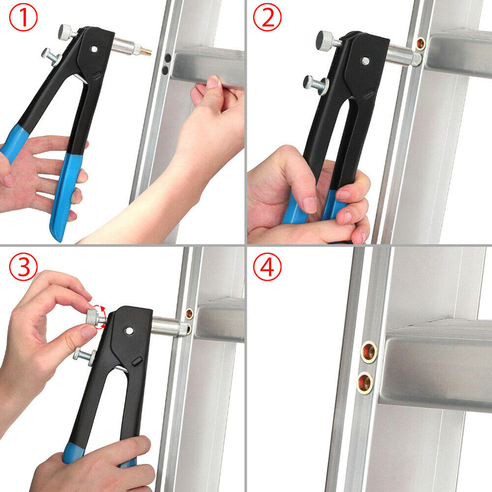 50pcs Rivet Nuts M6 Nutserts Rivet Nuts Flange Blind Rivnuts Zinc Plated Steel Nut Nutsert  Cap Rivet Hardware Tool Accessories