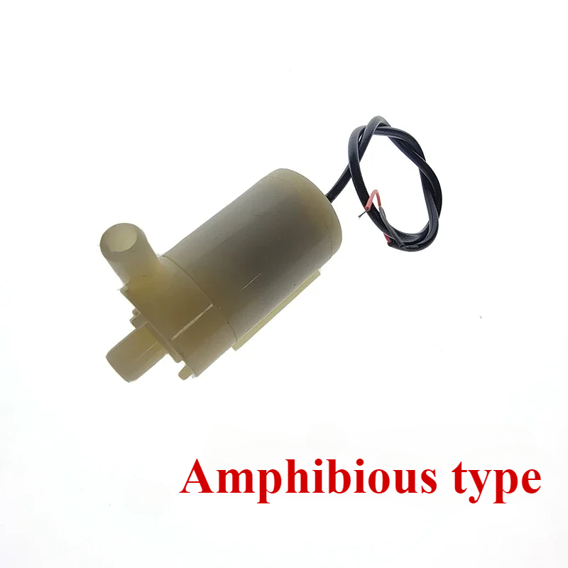 Nueva bomba de agua Micro sumergible y anfibia con Motor CC, 3/4,5 V, 80-100L/H, Motor CC, bomba sumergible de 3V, tubería de agua de 3W