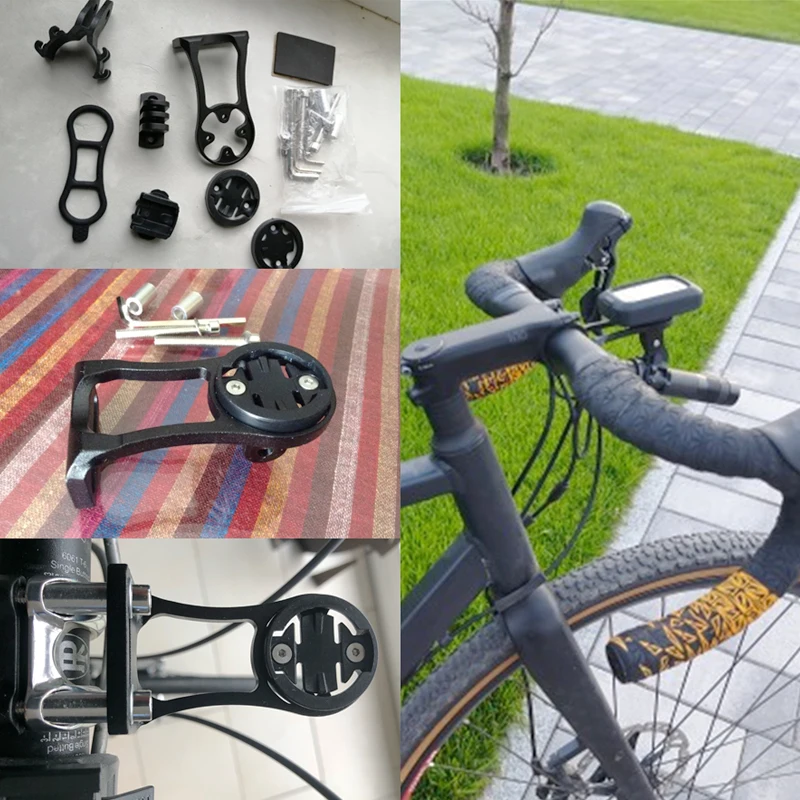 3 In 1 จักรยาน Speedometer ขาตั้งอลูมิเนียมอัลลอยด์ MTB จักรยาน Handlebar Mount อุปกรณ์ขี่จักรยานสําหรับ GARMIN Edge GPS Gopro
