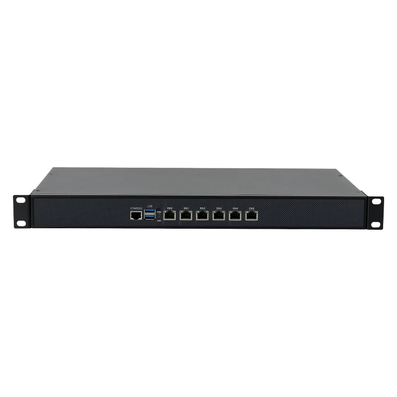 1U Rack Firewall Appliance Intel Core i5-6200U 6300U 8250U 6x Intel 82574L/82583V/i226V Gigabit Ethernet Маршрутизатор Windows Linux OS