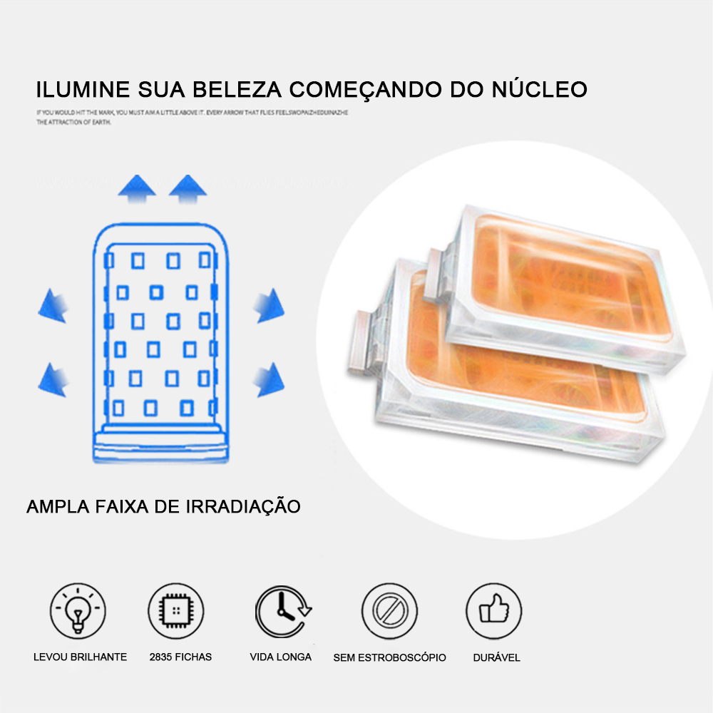 Full Spectrum LED Grow Light Chip, Faixa de plantas Phytolamp SMD2835, 50W, Indoor Home Tent, Box Lâmpada para Flor, DIY, Iluminação de inundação