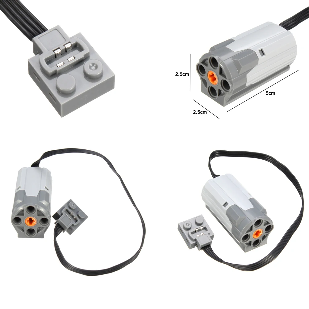 Parte técnica 8883 M Motor compatível com legoeds Power Functions Bloco de construção Carro Caminhão Veículos Modelo Power Up Speed Motor