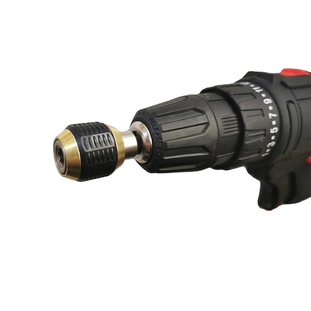 50mm 1/4 In Hex Handle Quick Coupling Drill Bit Depth Magnetic Screwdriver Bit  Quick Change Adapter Converter