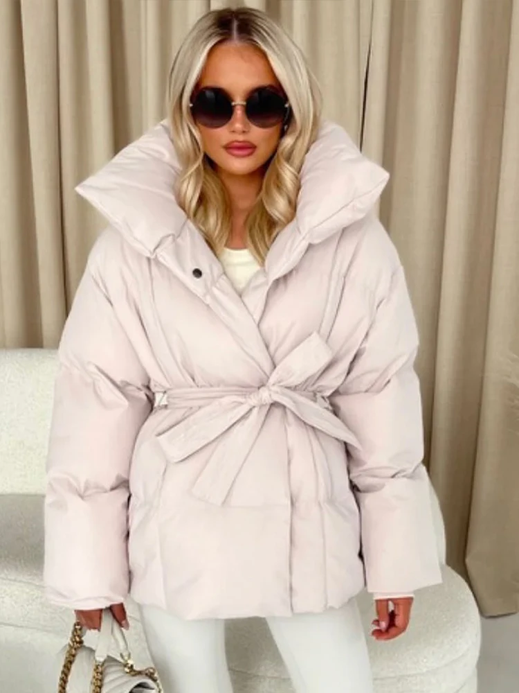 Mode solide Revers flauschigen Fuchs Pelzmantel Frauen elegante Langarm Overs ize Gradient Jacke Winter dicke warme Dame pelzigen Mantel