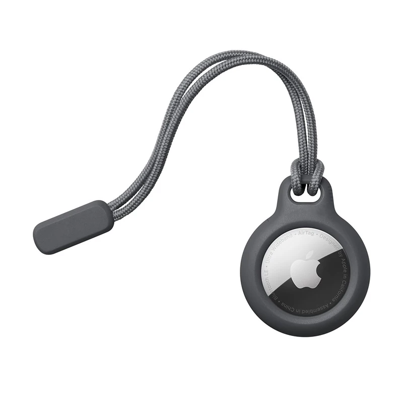 ปลอดภัยสำหรับ Apple Airtags เคสครอบปกป้องกันชนสายคล้อง Tracker อุปกรณ์เสริม Anti-Scratch พวงกุญแจ Airtags กรณี