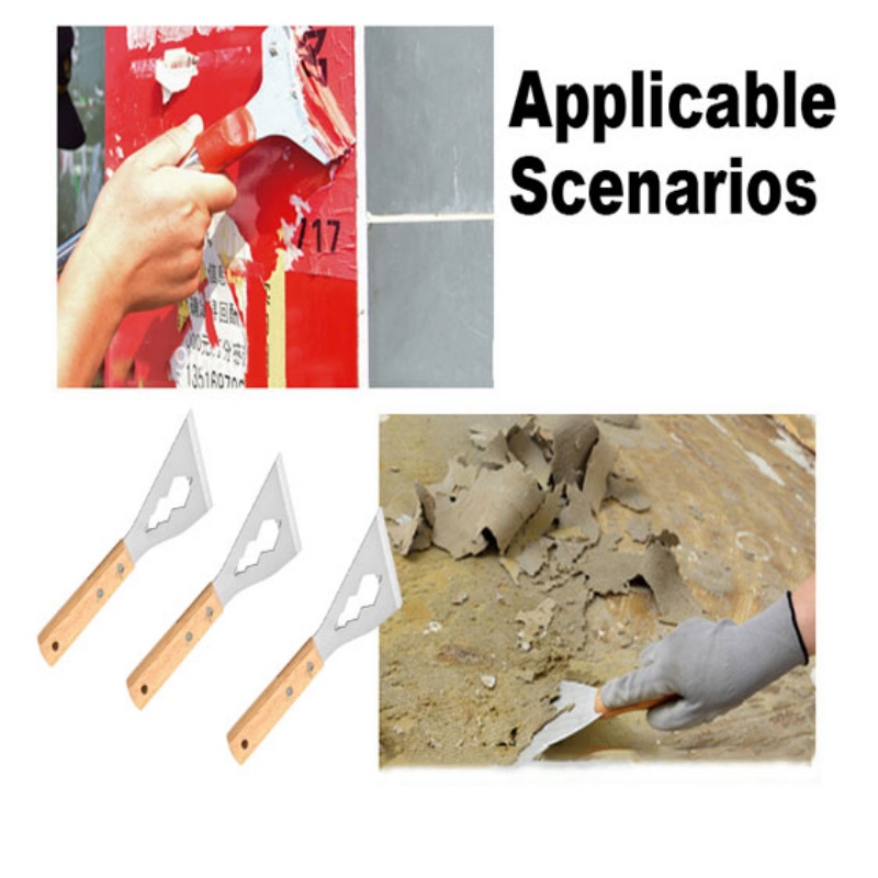 Multi-functional Shovel Long Handle Shovel Thickened Stainless Steel Kitchen Cleaning Tool Household Shovel for Scraping Dust