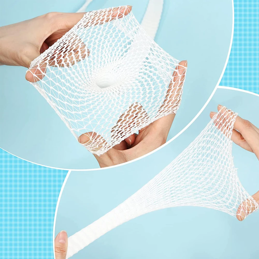 1 Rolle elastisches Netz, Wundverband, Netz, röhrenförmiger Verband, Netzschlauch, röhrenförmiger Gaze-Fix, atmungsaktiver Verbandhalter für Erwachsene, Handgelenk