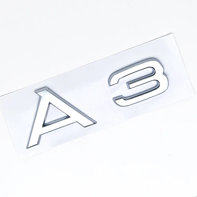 Наклейка на багажник автомобиля 3D ABS 2,0 2,5 3,0 4,0 5,0TDI 30 35 40 45 50 55 TFSI TDI для A1 A3 A4 A5 A6 A7 A8 Q2 Q3 Q5 Q7
